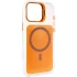 Чохол TPU+PC Jewel Sparkle with MagSafe для Apple iPhone 17 (6.3") – Orange Sparkle. Фото 2 з 7