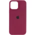 Чохол Silicone Case з закритим низом на Apple iPhone 15 Pro Max (6.7") – Бордовий / Maroon. Фото 1 з 10
