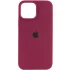 Чохол Silicone Case з закритим низом на Apple iPhone 17 (6.3") – Бордовий / Maroon. Фото 1 з 2