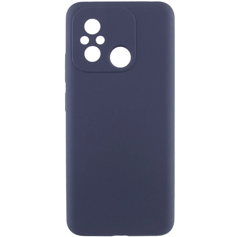 Чохол Silicone Case Lakshmi Premium із закритою камерою для Xiaomi Redmi 12C / Poco C55 – Темно-синій / Midnight blue. Фото 2 з 14