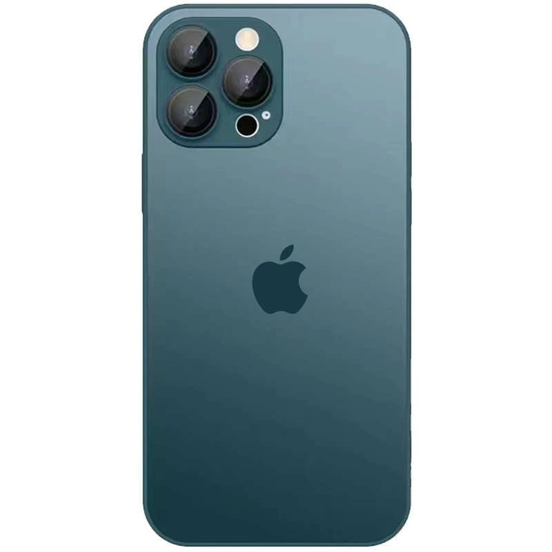 

Чохол TPU+Glass Sapphire matte case на Apple iPhone 14 Pro (6.1") (Синій / Navy Blue)