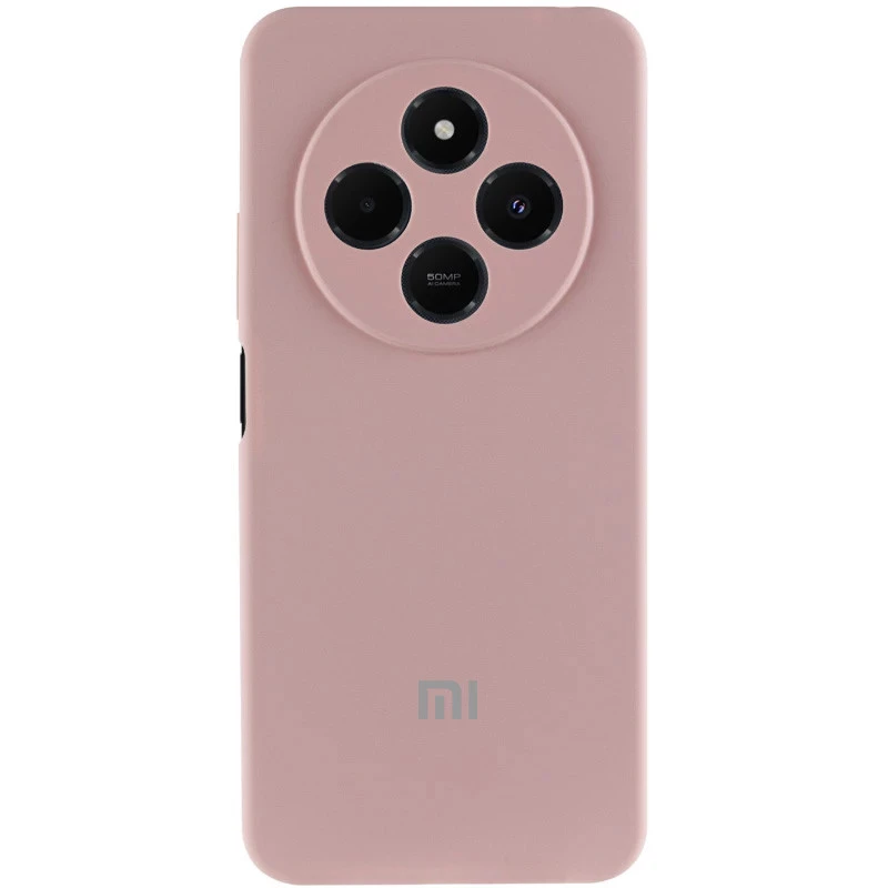 Силиконовый чехол Cover Lakshmi с защитой камеры для Xiaomi Redmi 14C / Poco C75 – Розовый / Pink Sand. Фото 1 из 2