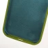 Чехол Silicone Case с закрытым низом для Apple iPhone 16 Pro Max – Зеленый / Dark Olive. Фото 10 из 11