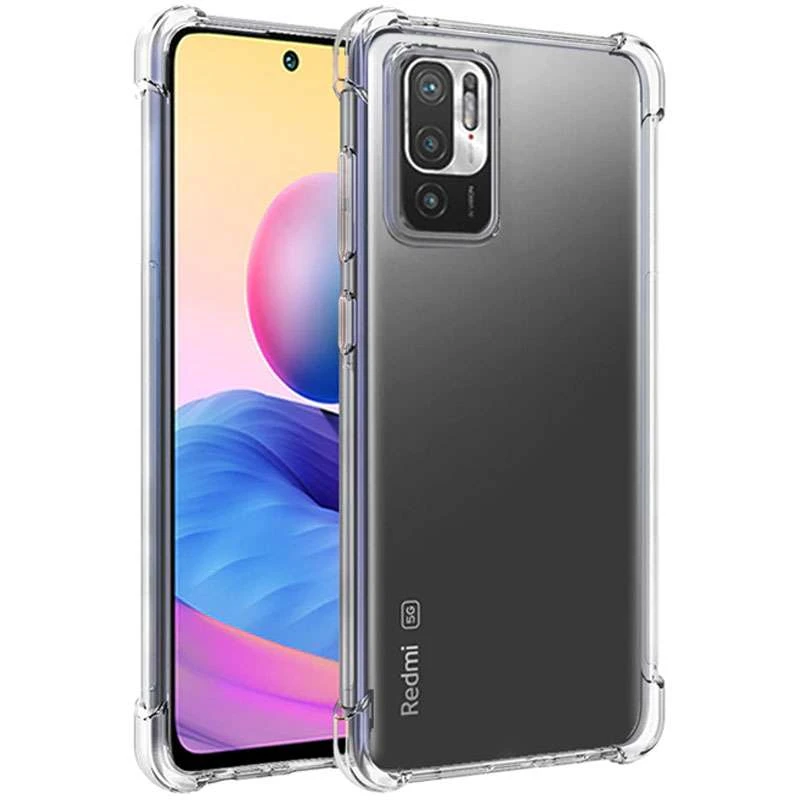 

Силіконовий чохол з критими бортами на Xiaomi Redmi Note 10 5G (Безбарвний (прозорий))