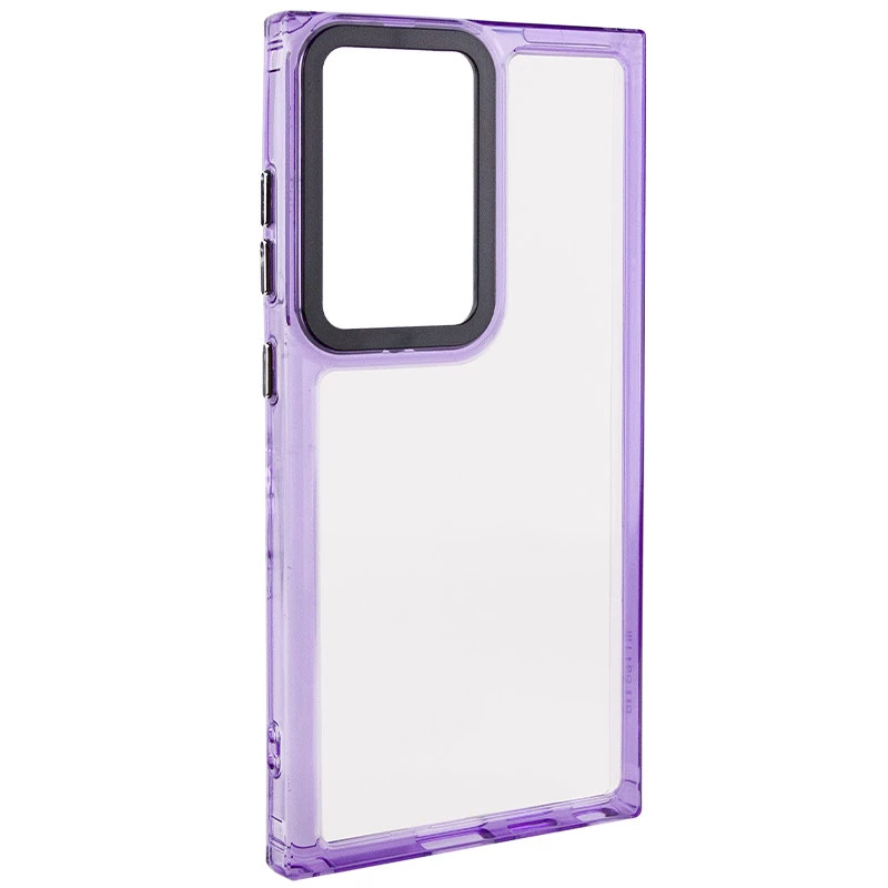 Кольоровий чохол TPU+PC на Samsung Galaxy S24 Ultra – Purple. Фото 2 з 7