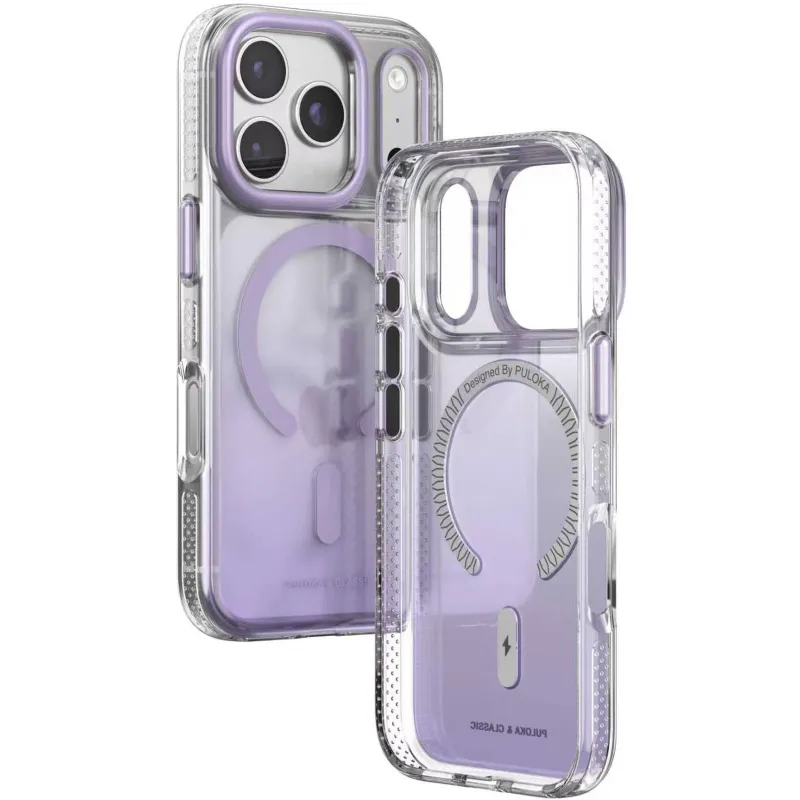 Чехол TPU+PC Puloka Resplendent with Magnetic Fit для Apple iPhone 17 Pro Max (6.9") – Purple. Фото 2 из 2