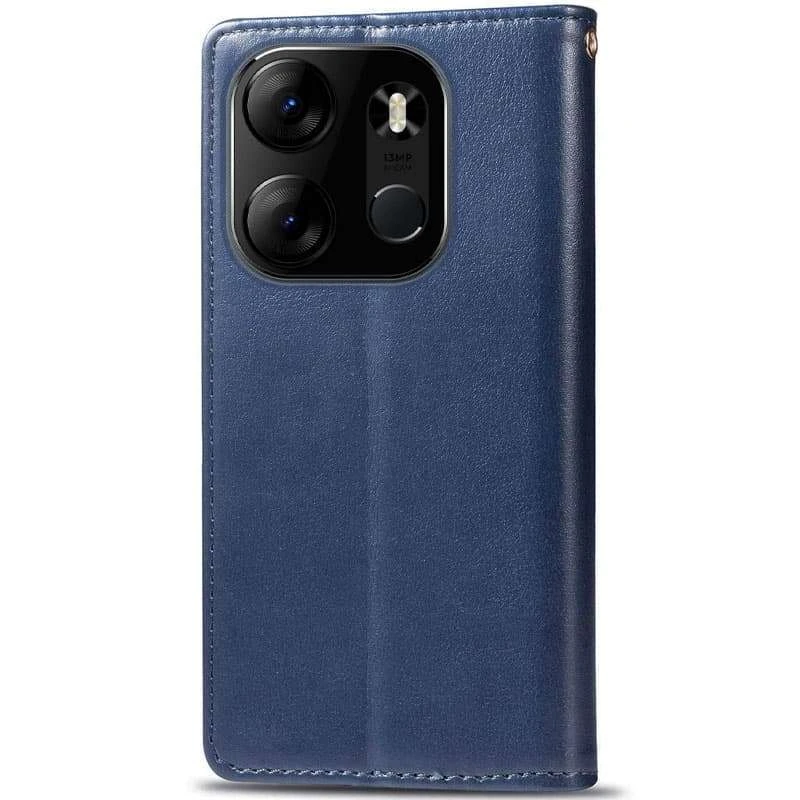 Чехол-книжка GETMAN Gallant  для Tecno Spark Go 2023 – Синий. Фото 2 из 6