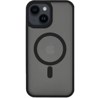 TPU+PC з металевими кнопками та MagSafe на Apple iPhone 14 Plus (6.7") — Чорний / Black