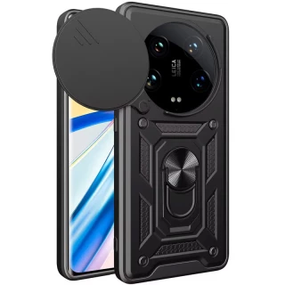 Ударопрочный чехол Serge Ring с защитой камеры для Xiaomi 14 Ultra фото 1 Ударопрочный чехол Serge Ring с защитой камеры для Xiaomi 14 Ultra фото 1 из 1