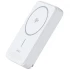 Портативний ЗП Power Bank WIWU Wi-P031 Magnetic з БЗП Qi2 30W 10000 mAh – White. Фото 5 з 7