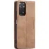 Кожаный чехол-книжка CaseMe Velvet Nubuck для Xiaomi Redmi Note 11 (Global) / Note 11S – Brown. Фото 5 из 6