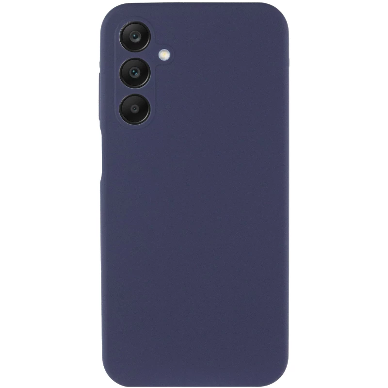 Чохол Silicone Case Lakshmi Plus з закритою камерою на Samsung Galaxy A26 5G – Синій / Midnight Blue. Фото 4 з 14