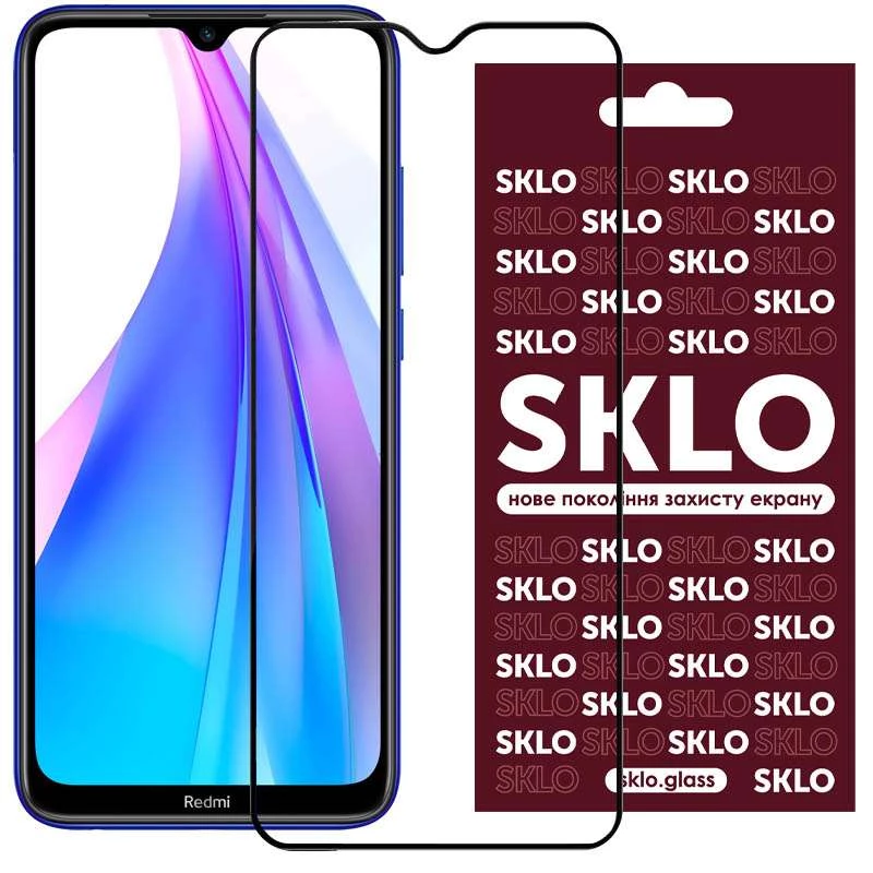 

Захисне скло SKLO 3D Xiaomi Redmi Note 8T (Чорний)
