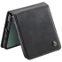 Кожаный чехол-книжка CaseMe Velvet Matte для Samsung Galaxy Z Flip7 – Black. Фото 3 из 5