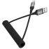 Дата кабель Hoco X121 Nuevo USB to MicroUSB 2.4A (1.5m) – Black. Фото 7 из 7