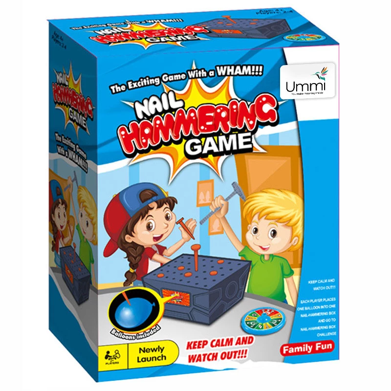 Настільна інтерактивна гра Ummi 707-88 Nail Hammering Game – Blue. Фото 7 з 7