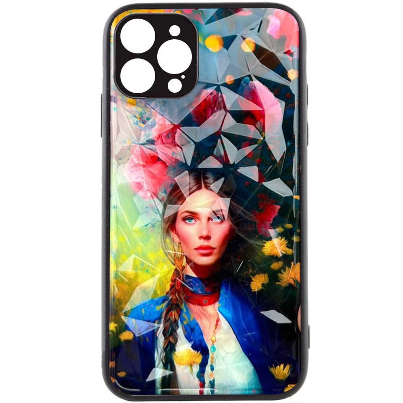 Скляний чохол Prisma Ladies на Apple iPhone 12 (6.1") – Peonies. Фото 2 з 5