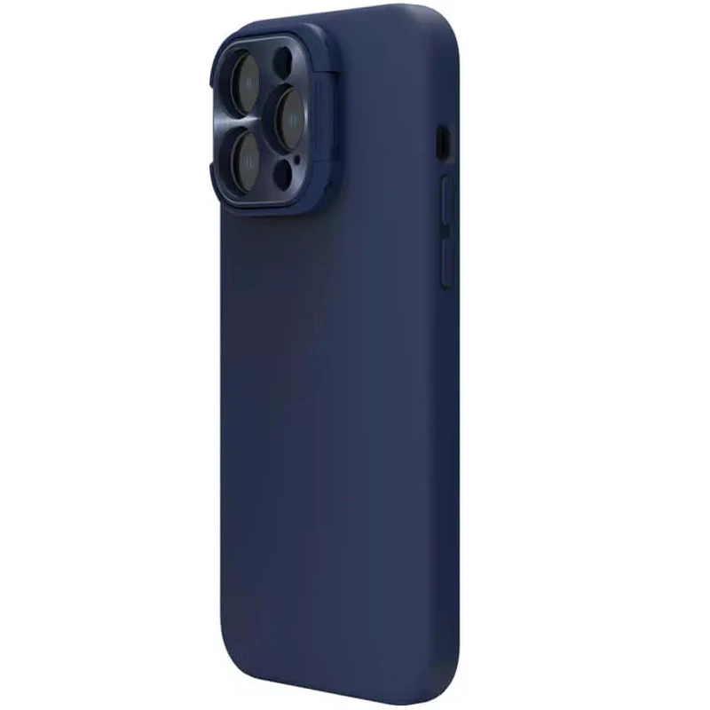Чохол Nillkin Silicone LensWing Magnetic з закритою камерою на Apple iPhone 14 Pro Max (6.7") – Синій / Blue. Фото 7 з 8