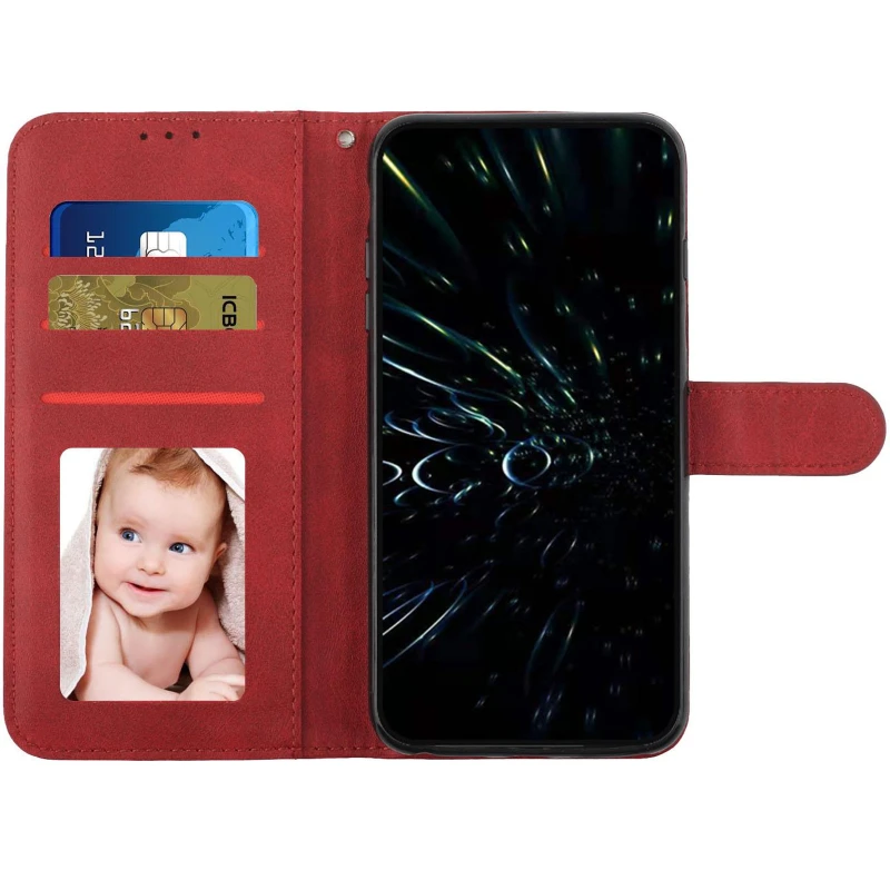 Шкіряний чохол-книжка Jet Cover для Samsung Galaxy A17 4G/5G – Red. Фото 2 з 4