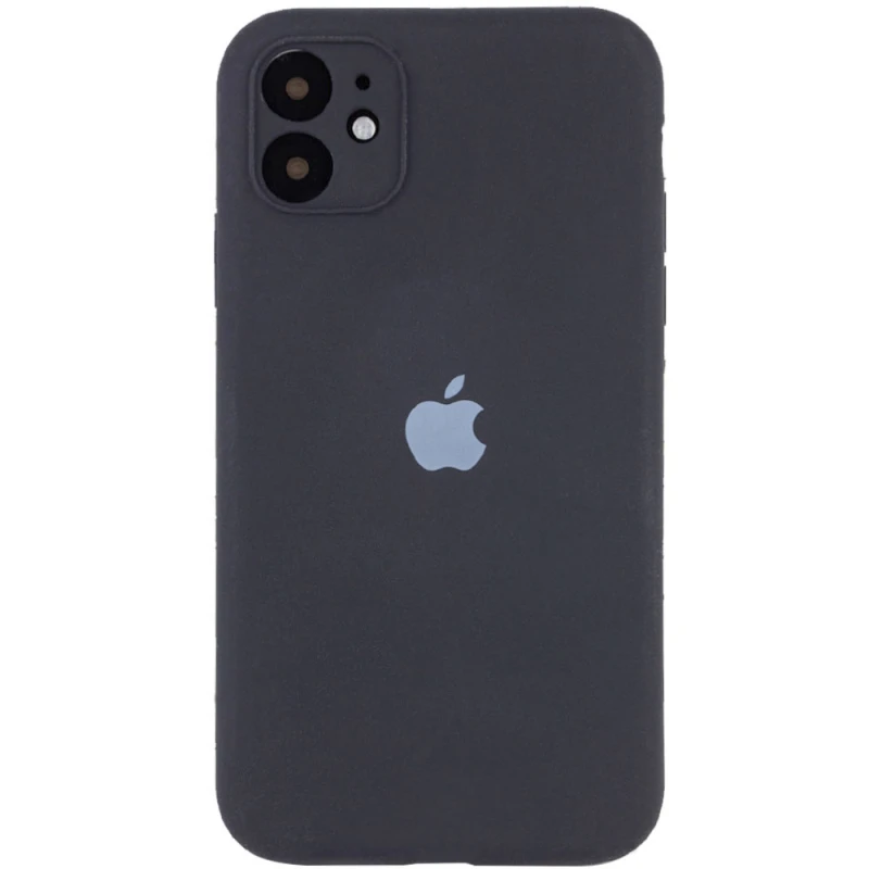 

Чохол Silicone Case з захистом камери на Apple iPhone 12 (6.1") (Сірий / Dark Gray)