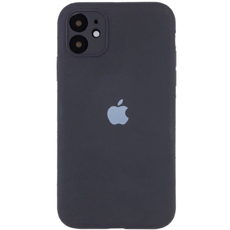 

Чохол Silicone Case з захистом камери на Apple iPhone 12 (6.1") (Сірий / Dark Gray / PVH)