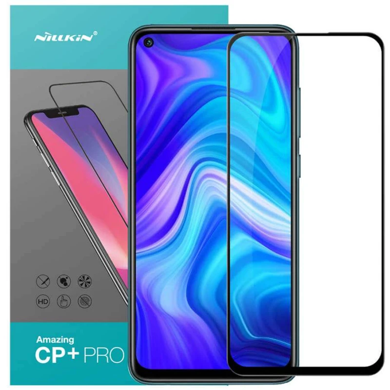 

Захисне скло Nillkin (CP+PRO) на Xiaomi Redmi Note 9 / Redmi 10X (Чорний)