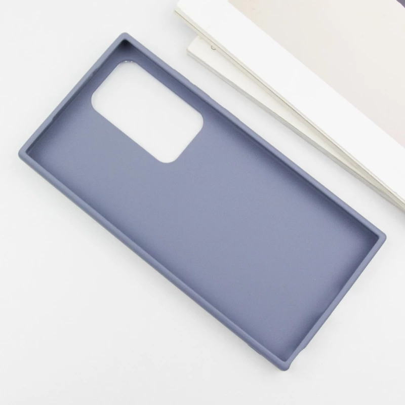 TPU чехол Bonbon с металлическими кнопками та MagSafe на Samsung Galaxy S24 Ultra – Серый / Lavender. Фото 8 из 11