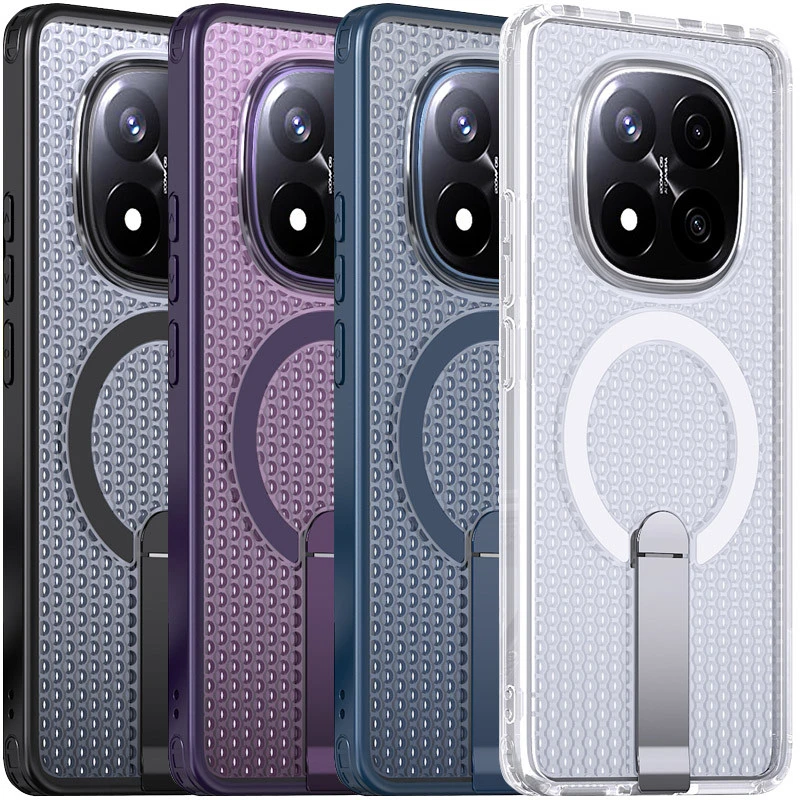 Чохол TPU Breeze with MagSafe stand для Xiaomi Redmi Note 14 Pro 4G фото 2 з 2