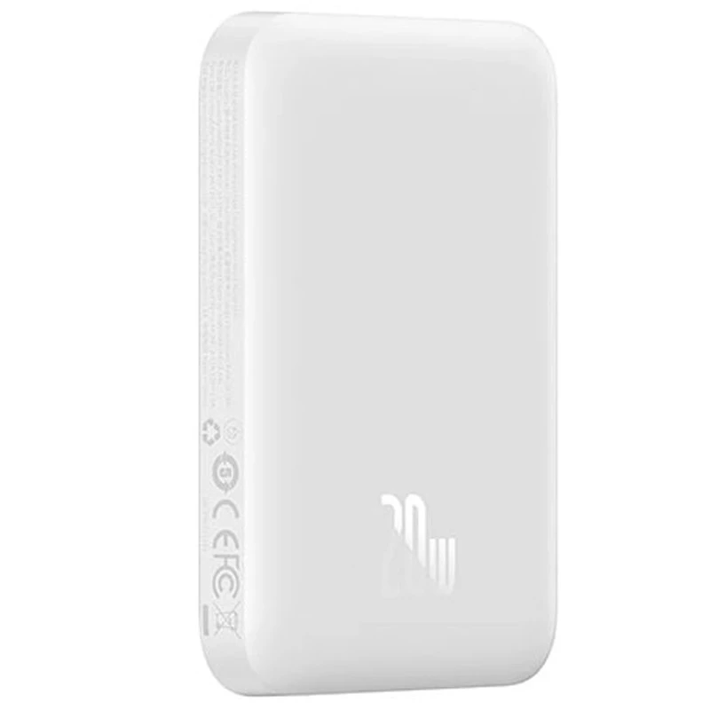 

Портативний зарядний пристрій Power Bank Baseus Magnetic Mini OS 20W c БЗП 20000 mAh (PPCX15000) (White)