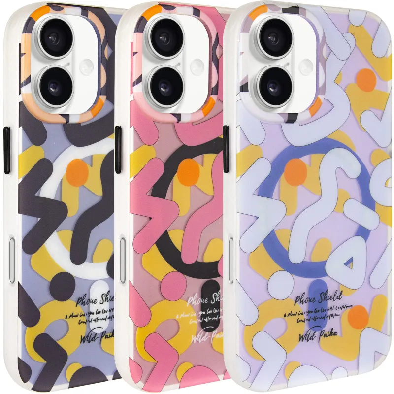 TPU чохол Pastel Chaos with MagSafe для Apple iPhone 16 фото 2 з 2