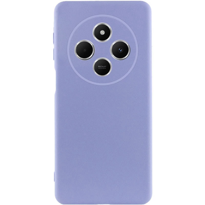 Чохол Silicone Case Lakshmi Premium з закритою камерою на Xiaomi Redmi 14C / Poco C75 – Бузковий / Dasheen. Фото 1 з 9