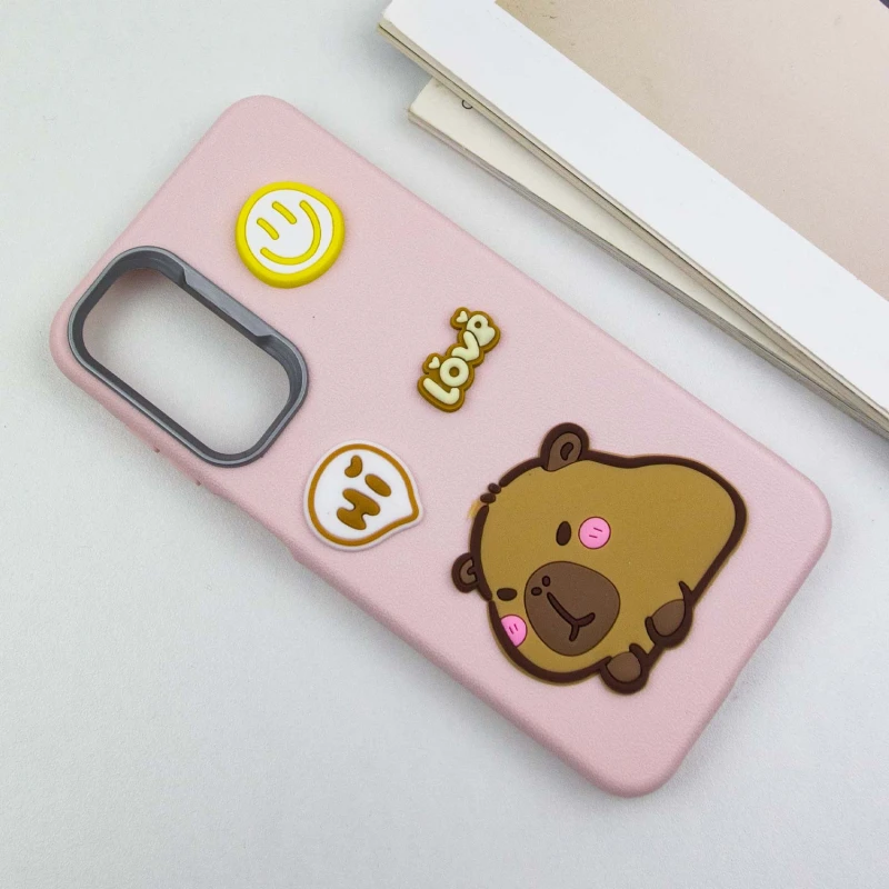 Чохол Labubu Toys для Xiaomi Redmi Note 12 4G – Capybara / Pink. Фото 3 з 6
