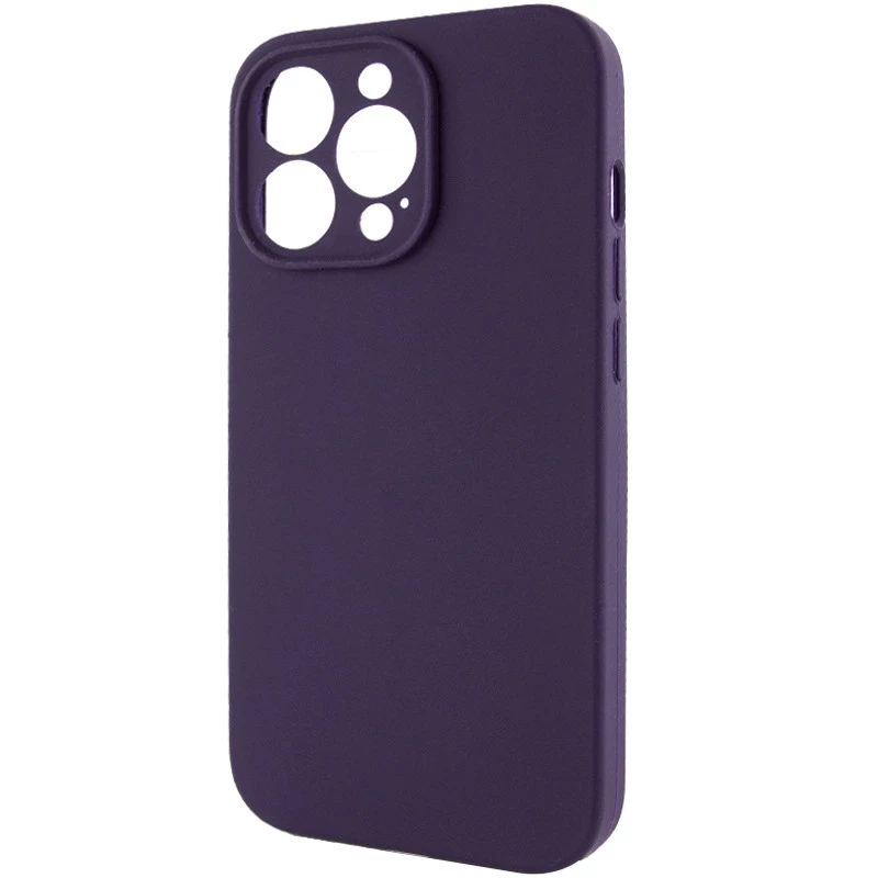 Чехол с закрытым низом Silicone Case для Apple iPhone 16 Pro Max – Фиолетовый / Elderberry. Фото 6 из 13