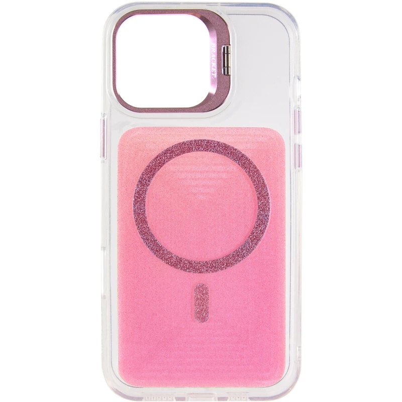 Чохол TPU+PC Jewel Sparkle with MagSafe для Apple iPhone 16 Pro – Pink Ruby. Фото 4 з 8