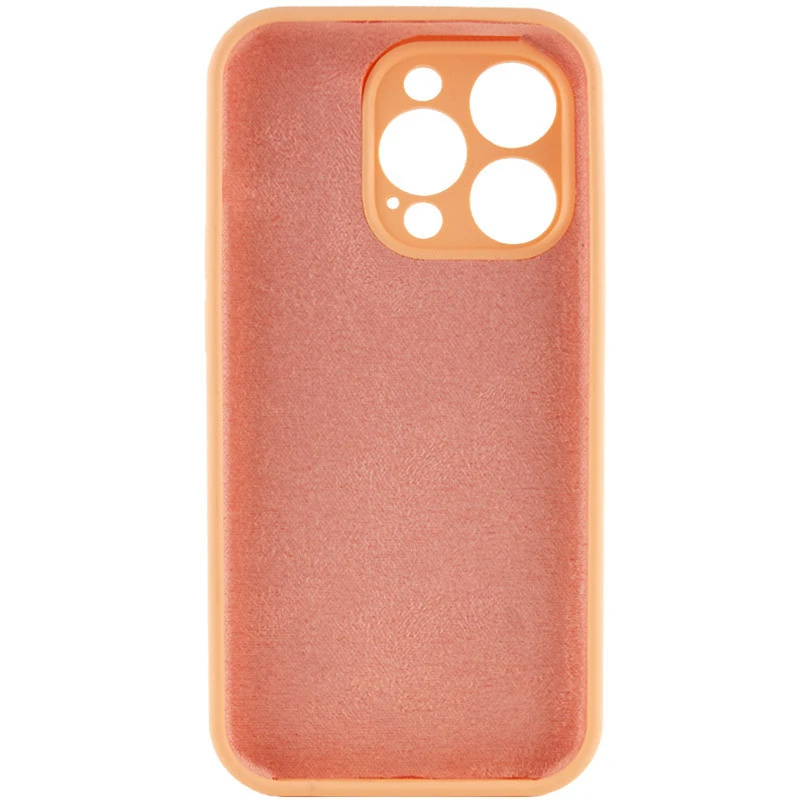 Чохол з захистом камери Silicone Case для Apple iPhone 16 Pro – Помаранчевий / Cantaloupe. Фото 2 з 3