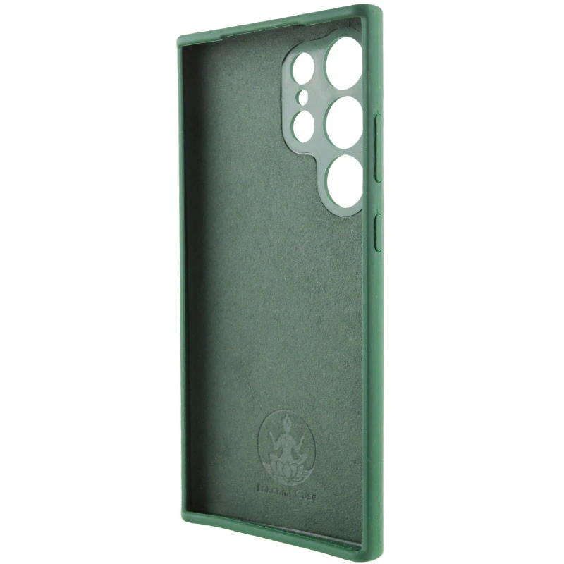 Чехол Silicone Case Lakshmi Premium з закритою камерою на Samsung Galaxy S26 Ultra – Зеленый / Cyprus Green. Фото 4 из 7