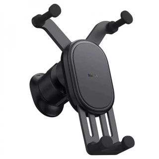 Автотримач з БЗП Baseus Stable Gravitational Car Mount Pro 15W (Air Outlet Version) (SUWX03) фото 1 з 7