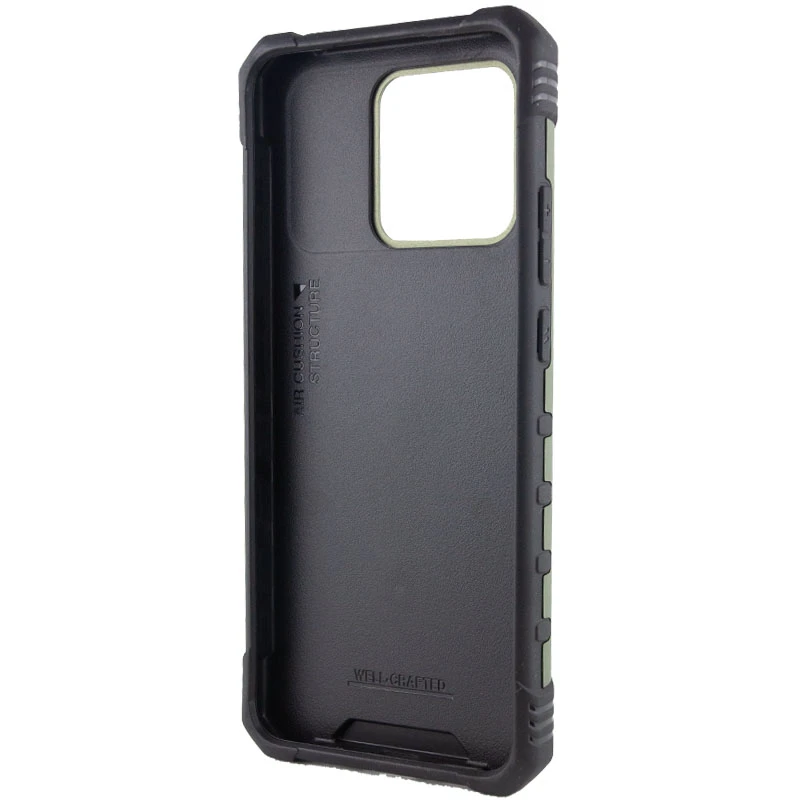 Ударостійкий чохол Pathfinder з кільцем на Xiaomi Redmi 10C – Зелений / Army Green. Фото 4 з 5