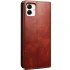 Шкіряний чохол-книжка Urban Leather series для Samsung Galaxy A07 – Brown. Фото 3 з 4
