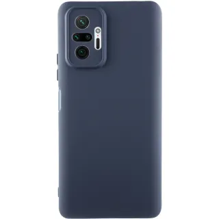 Чохол Silicone Cover Ummi Lakshmi Full Camera (AA) для Xiaomi Redmi Note 10 Pro — Синій / Midnight blue
