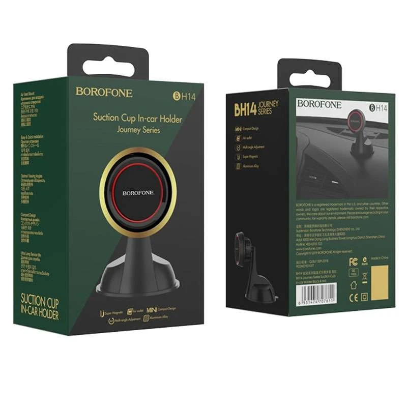 Автотримач Borofone BH14 – Чорно - червоний. Фото 7 з 8