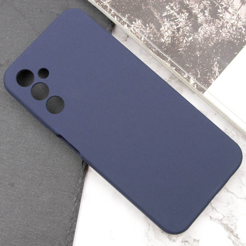 Чехол Silicone Case Lakshmi Premium з закритою камерою на Samsung Galaxy A18 – Темно-синий / Midnight blue. Фото 8 из 14