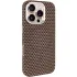 Чехол TPU+PC KVZV Triangular Pattern with Magnetic Fit для Apple iPhone 16 Pro – Khaki. Фото 1 из 6
