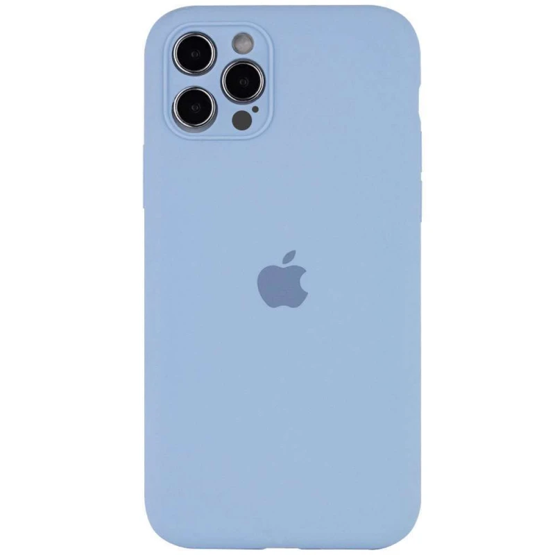 Чохол Silicone Case з захистом камери на Apple iPhone 14 Pro Max (6.7") – Блакитний / Lilac Blue. Фото 2 з 8