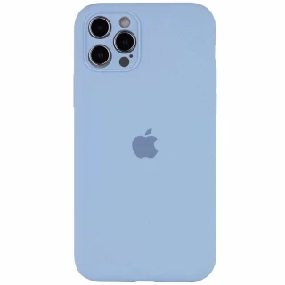 Чохол Silicone Case з захистом камери на Apple iPhone 14 Pro Max (6.7") — Блакитний / Lilac Blue
