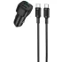 АЗП Borofone BZ34B Cloud PD20W+QC3.0 total 38W (1USB-A/1C) + кабель Type-C to Type-C – Black. Фото 1 з 5