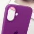 Чохол Silicone Case з закритим низом на Apple iPhone 16 Plus – Фіолетовий / Grape. Фото 5 з 8