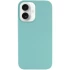 Чохол з закритим низом Silicone Case на Apple iPhone 16 – Бірюзовий / Marine Green. Фото 2 з 5