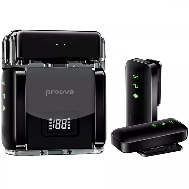 Петличный беспроводной микрофон Proove Live – Black. Фото 1 из 6
