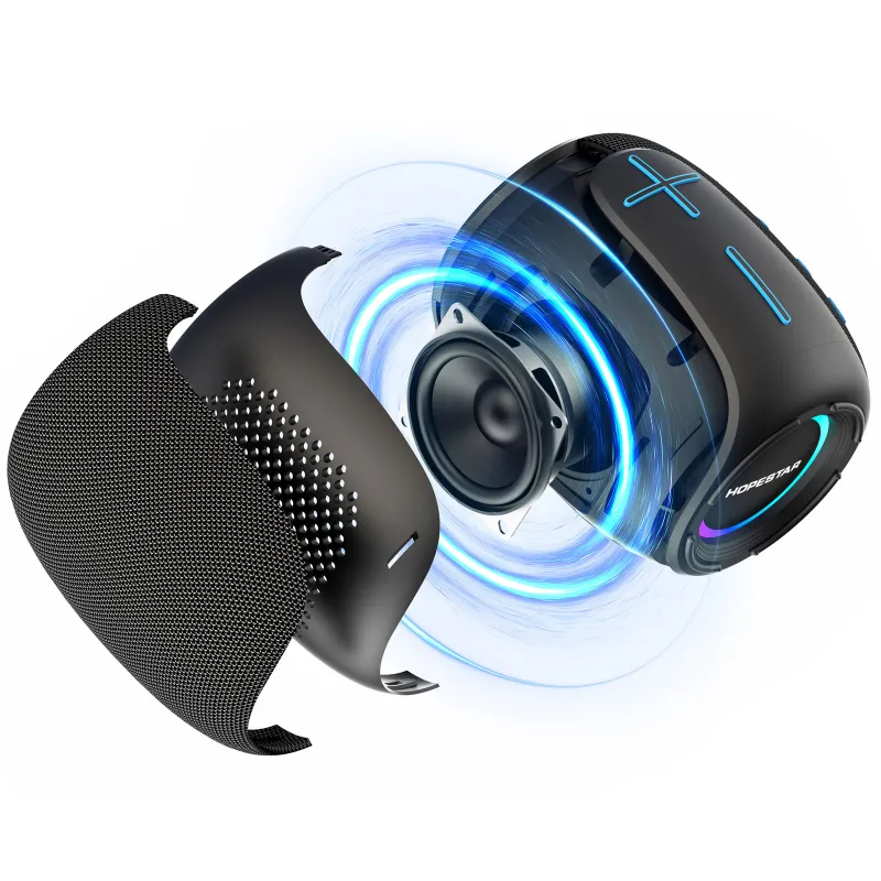 Bluetooth колонка Hopestar P90 mini 15W – Black. Фото 3 з 4